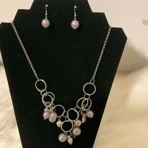 Silver  Charm Necklace